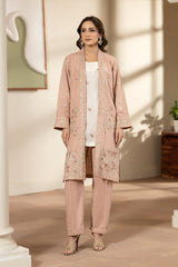 Justuju By Inara Stitched 3 Piece Winter Suit-NUR DR-06