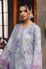 Daily Delights By Nureh Unstitched 3 Piece Emb and Printed Chikankari Lawn Suit-Nureh-DD-14