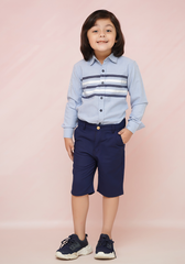 Chambray Cotton Shirt - Wear Ochre