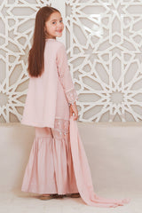 Chiffon Embroidered 3 Pc Suit - Wear Ochre