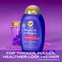 OGX, Conditioner, Thick & Full+ Biotin & Collagen, 385ml