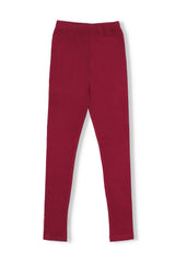 Ochre Clothing Girls Jersey Tights Collection'2025-Maroon Girls Tights