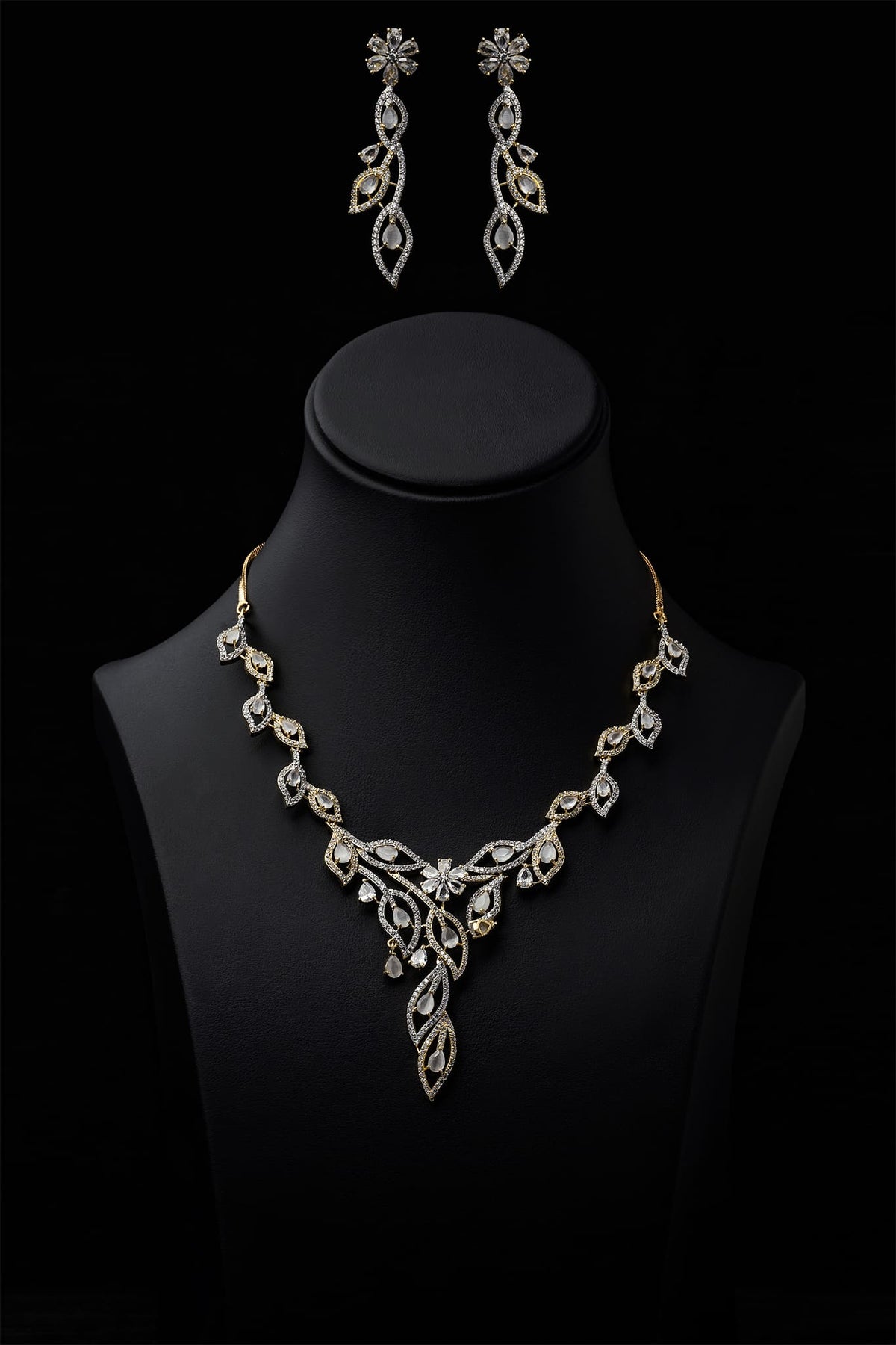 Zircons Necklace Sets Vol-02 by Somana G 2023-OLJ-017