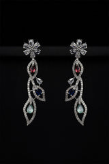 Zircons Necklace Sets Vol-02 by Somana G 2023-OLJ-018-Mint Multi