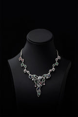 Zircons Necklace Sets Vol-02 by Somana G 2023-OLJ-018-Mint Multi