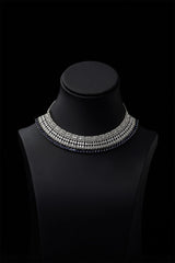 Zircons Necklace Sets Vol-02 by Somana G 2023-OLJ-019-Blue