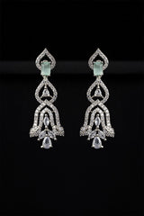 Zircons Necklace Sets Vol-02 by Somana G 2023-OLJ-023-Mint Green