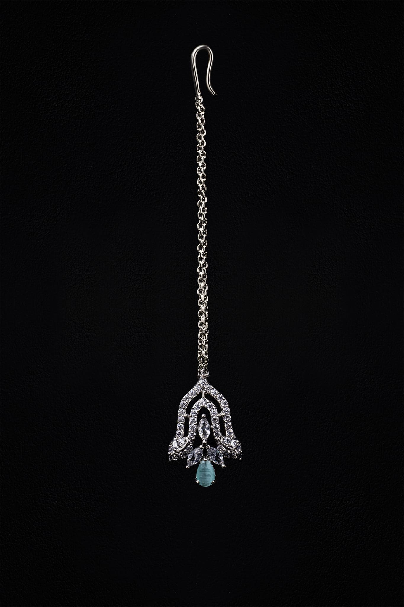 Zircons Necklace Sets Vol-02 by Somana G 2023-OLJ-023-Mint Green
