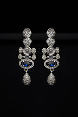 Zircons Necklace Sets Vol-02 by Somana G 2023-OLJ-024-Blue
