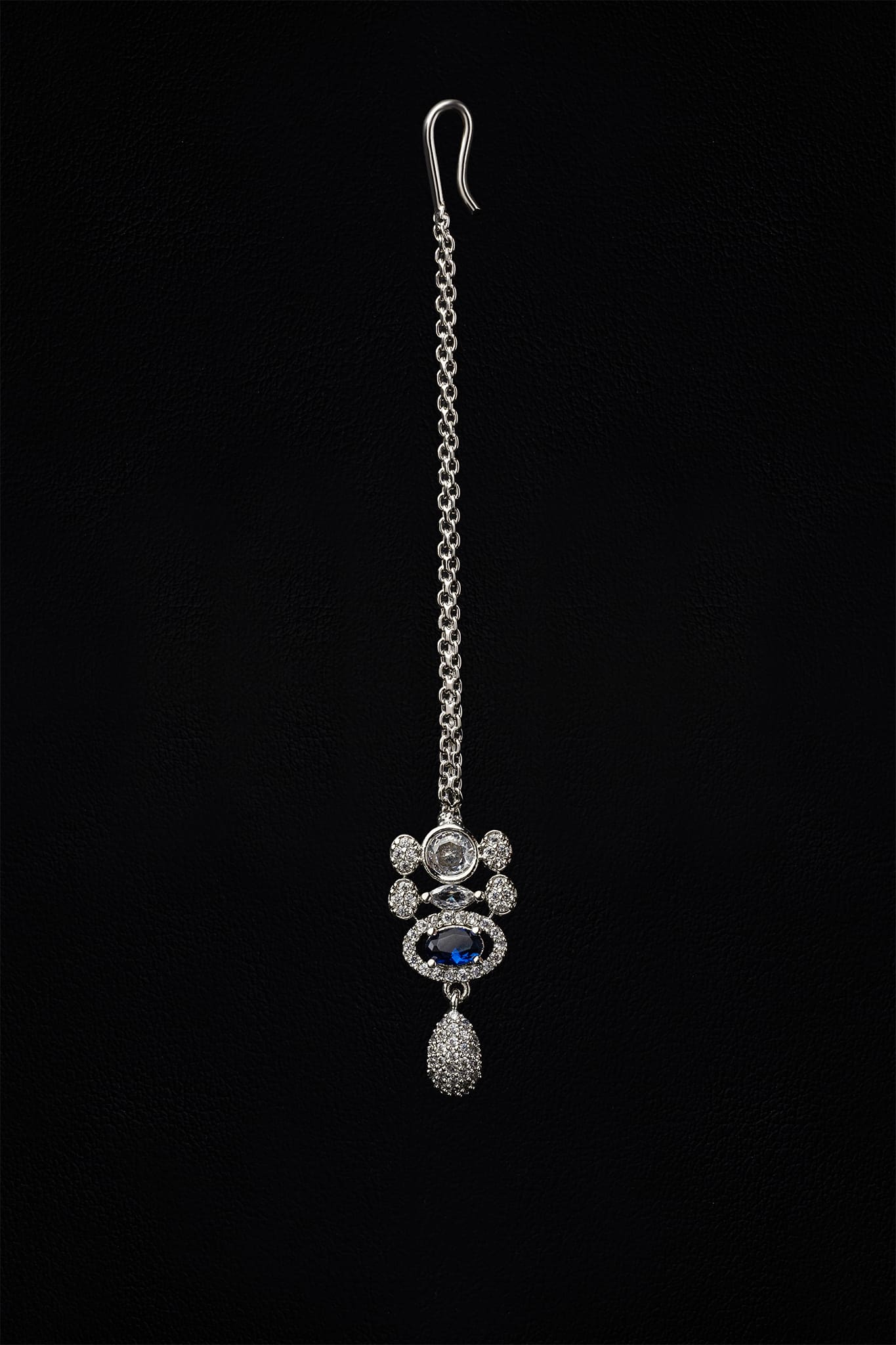 Zircons Necklace Sets Vol-02 by Somana G 2023-OLJ-024-Blue