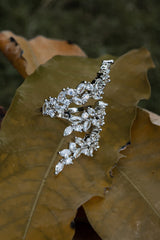 Zircons Cubic Rings Volume-01-OLJ 051-Silver