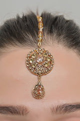 Luxe Teeka OLJ-437-Golden And Champagne