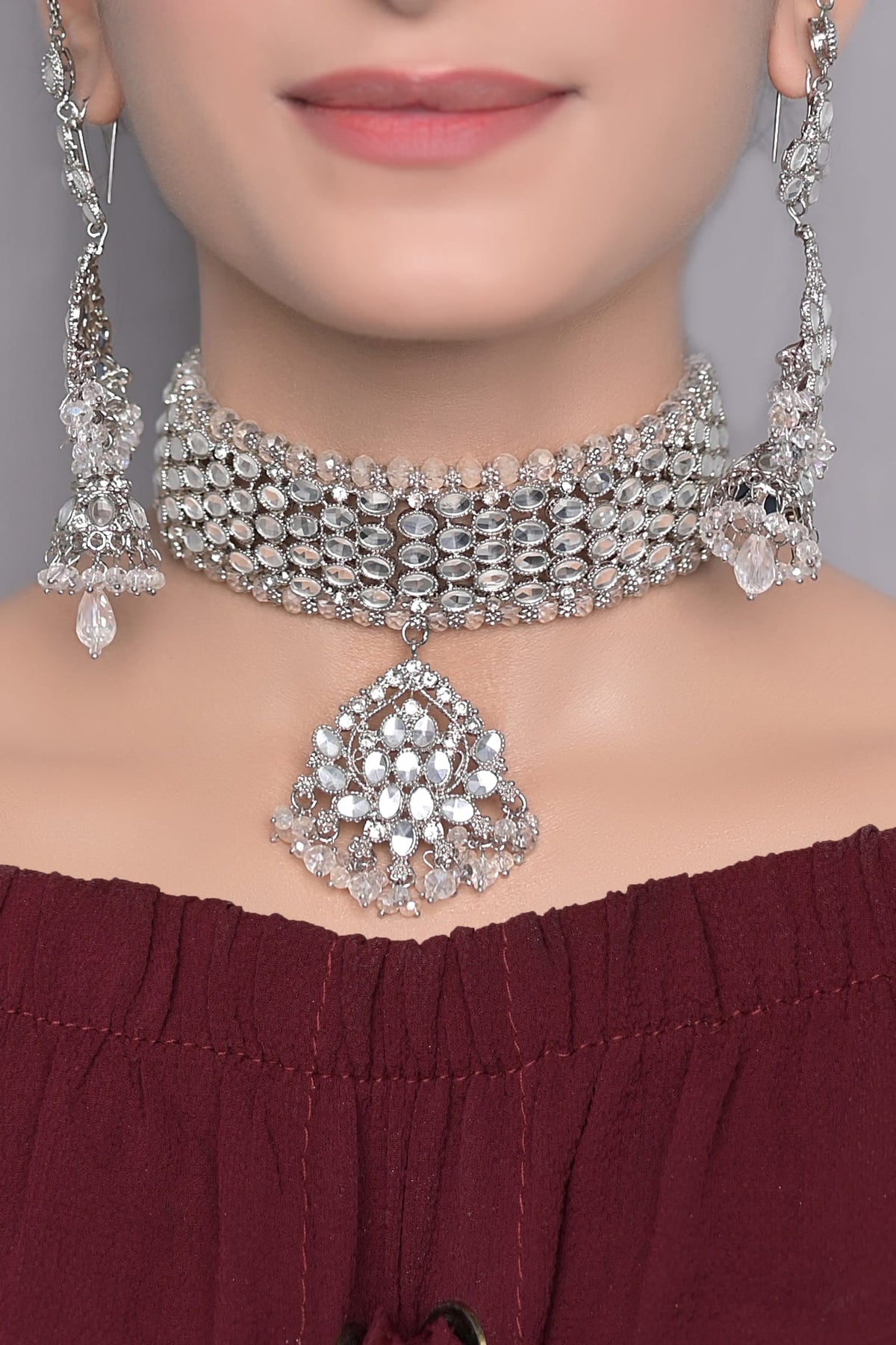 Choker Set Edition 01-OLJ-633-Silver