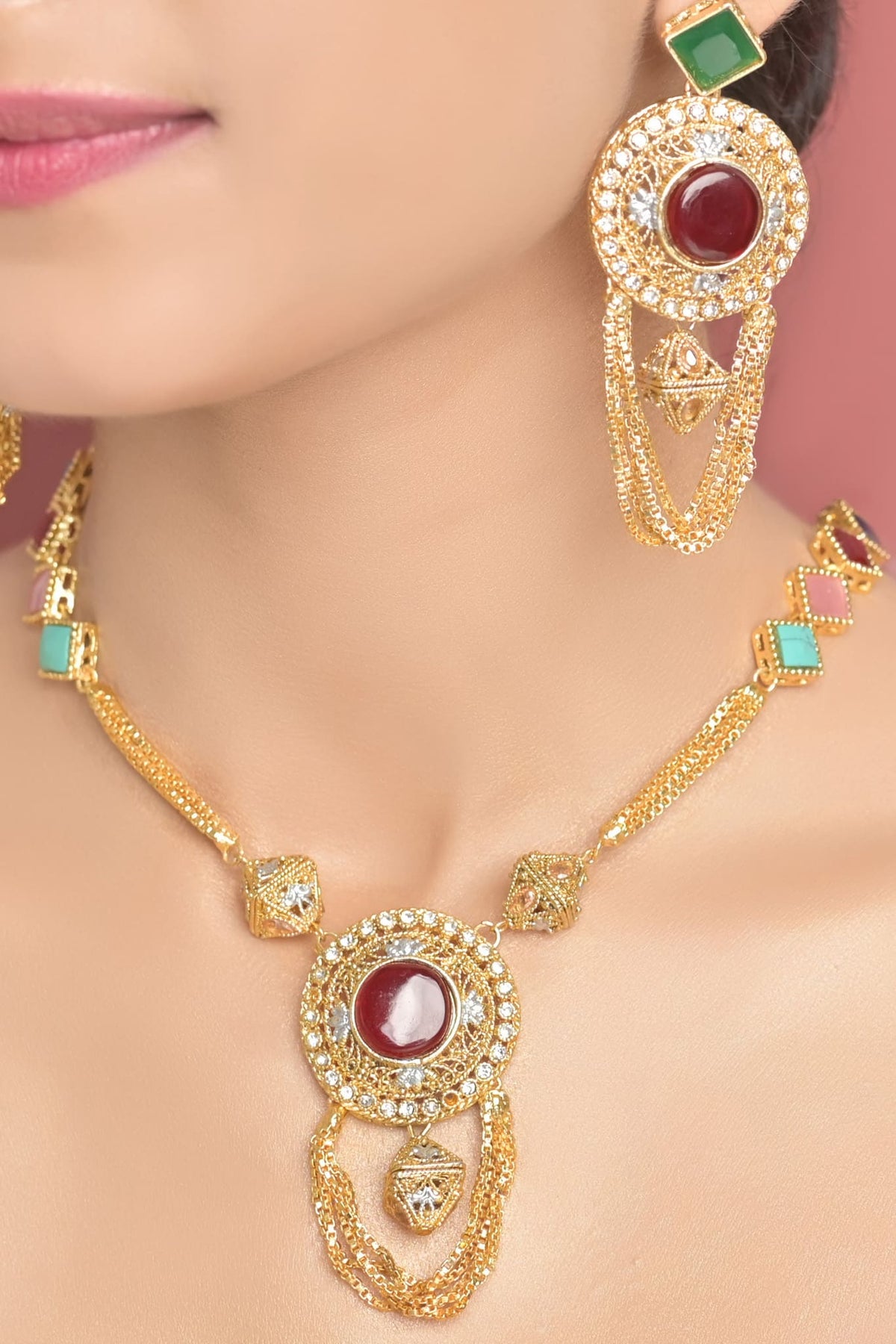 Egyptian Mala Set-OLJ-748-Golden