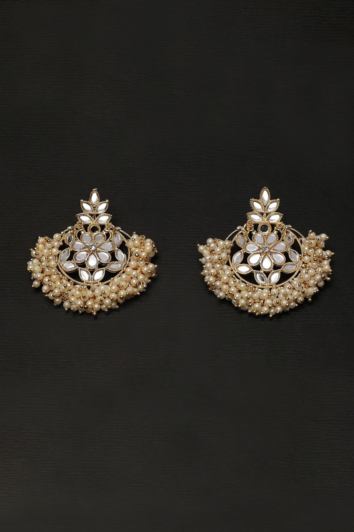 Earring Chand Bali OLJ-765-Golden