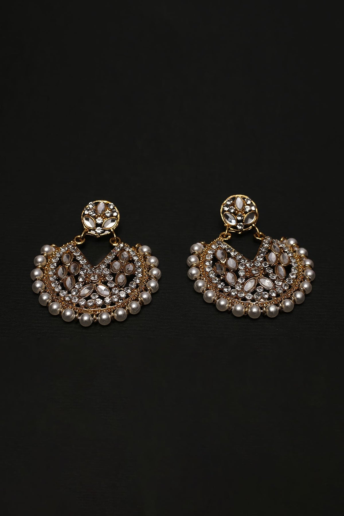 Earring Chand Bali OLJ-770-Golden