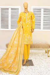 Oriental By Hz Unstitched 3 Piece Printkari Suit-OPC-76