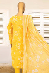 Oriental By Hz Unstitched 3 Piece Printkari Suit-OPC-76