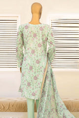 Oriental By Hz Unstitched 3 Piece Printkari Suit-OPC-81