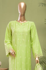 Oriental By HZ Unstitched 3 Piece Emb Printkari Bana Dora Suit-OPK-19