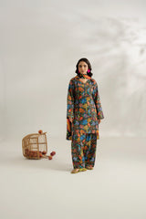 Feathers Unstitched Winter Arrivals Suit-KREST-FT582