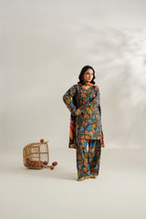 Feathers Unstitched Winter Arrivals Suit-KREST-FT582