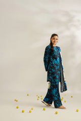 Feathers Unstitched Winter Arrivals Suit-KELNOR-FT583