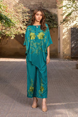 Dhaga Stitched 2 Piece Summer Collection'2025-Mystic Green