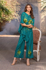 Dhaga Stitched 2 Piece Summer Collection'2025-Mystic Green