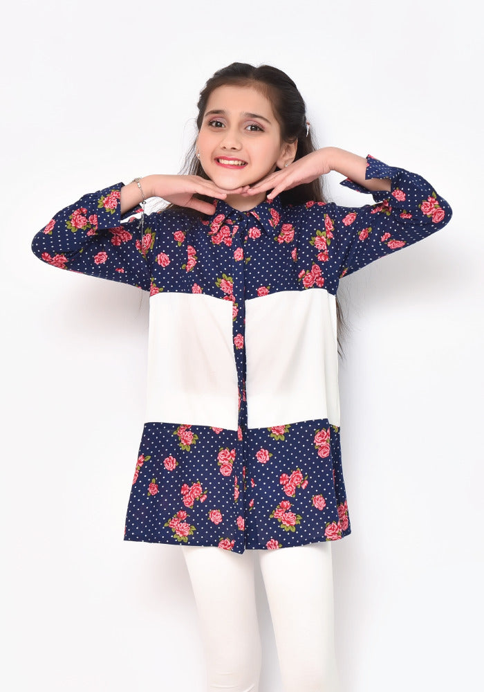 Linen Printed Top - Wear Ochre