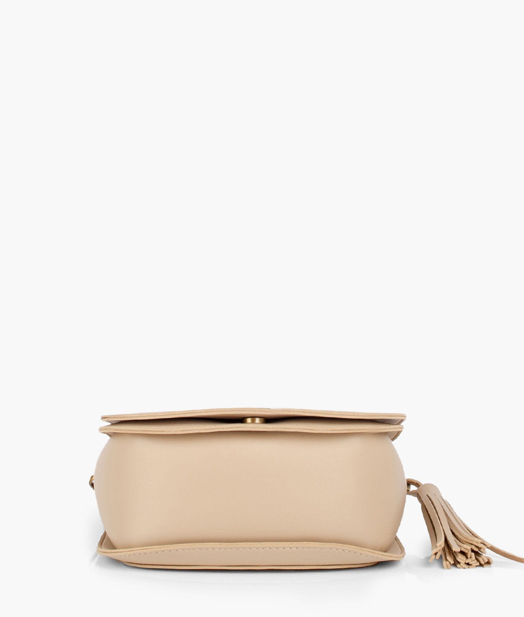 RTW Creation - Off-white foldover saddle bag