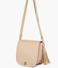 RTW Creation - Off-white foldover saddle bag