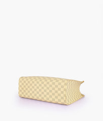 RTW Creation - Off-white checkered everywear handbag