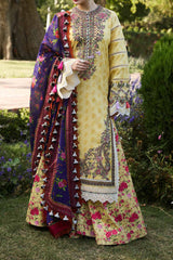 SS Lawn By Hussain Rehar Unstitched 3 Piece Emb Lawn Suit-Opal