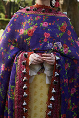 SS Lawn By Hussain Rehar Unstitched 3 Piece Emb Lawn Suit-Opal