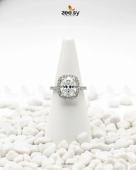 Opulent Faceted Cubic Cluster Ring - Zeesy Jewellery