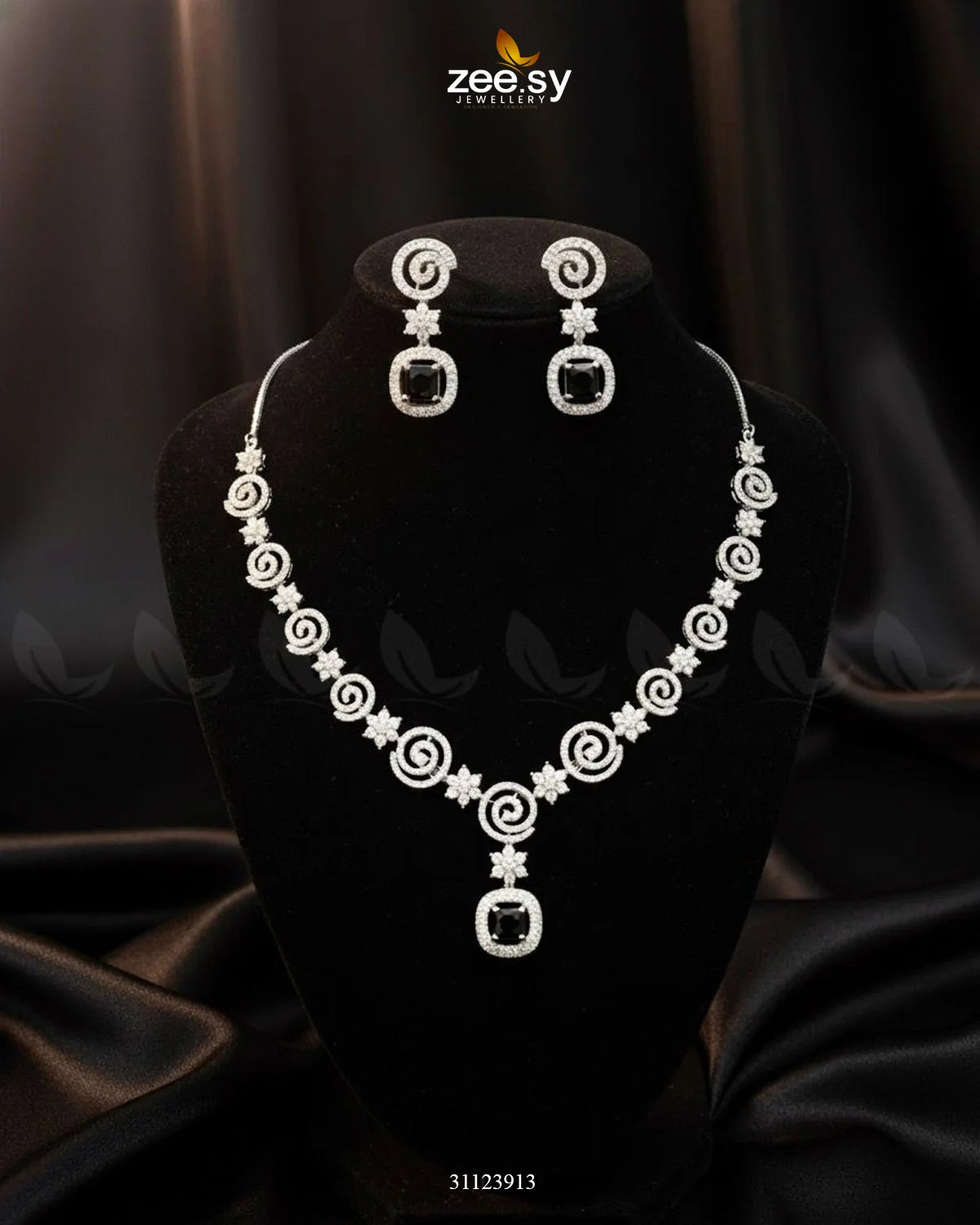 Opulent Vestige Crystal Necklace Set - Zeesy Jewellery