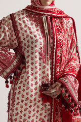 SS Lawn By Hussain Rehar Unstitched 3 Piece Emb Lawn Eid Edit Suit-06-Oro