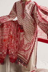 SS Lawn By Hussain Rehar Unstitched 3 Piece Emb Lawn Eid Edit Suit-06-Oro