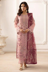 Dastoor by Ramsha Unstitched 3 Piece  Organza Vol-02 Suit-P-201