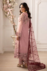 Dastoor by Ramsha Unstitched 3 Piece  Organza Vol-02 Collection'2025-P-201