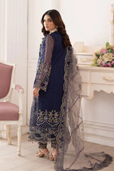 Dastoor by Ramsha Unstitched 3 Piece  Organza Vol-02 Collection'2025-P-202