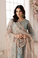 Dastoor by Ramsha Unstitched 3 Piece  Organza Vol-02 Collection'2025-P-203