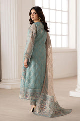 Dastoor by Ramsha Unstitched 3 Piece  Organza Vol-02 Collection'2025-P-203