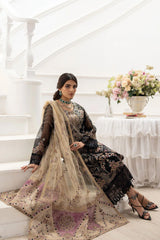 Dastoor by Ramsha Unstitched 3 Piece  Organza Vol-02 Collection'2025-P-206