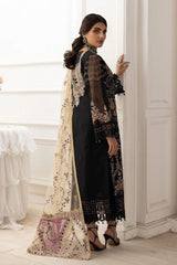 Dastoor by Ramsha Unstitched 3 Piece  Organza Vol-02 Suit-P-206