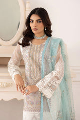 Dastoor by Ramsha Unstitched 3 Piece  Organza Vol-02 Collection'2025-P-207