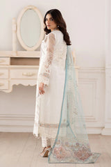Dastoor by Ramsha Unstitched 3 Piece  Organza Vol-02 Suit-P-207