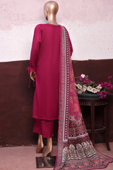 Daily Drop By Hz Stitched 3 Piece Solids Twinset Collection'2025-SDJ-3P-P01