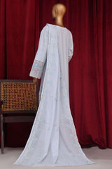 Bin Saeed Stitched 3 Piece Luxury Plain Cotton Vol-01 Collection-PC-28619-White